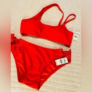 Express two piece swimsuit. Top size S, bottoms size M